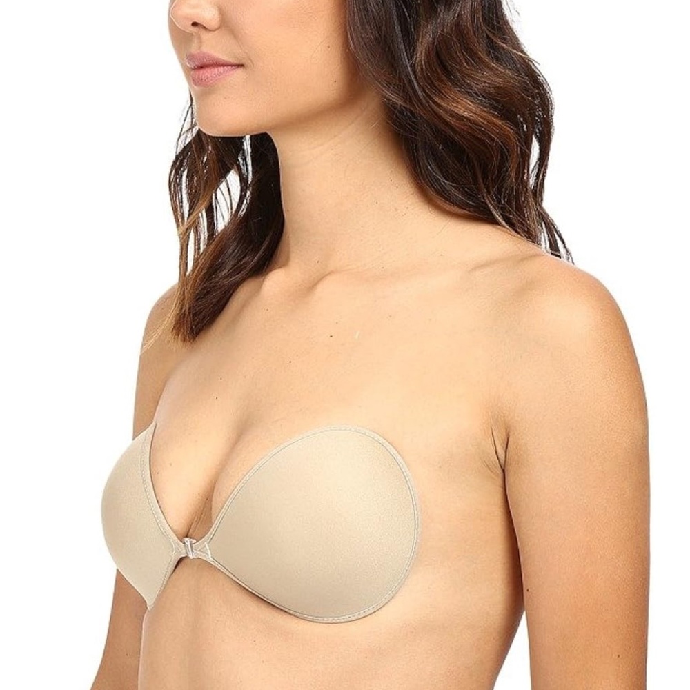 NuBra Tan Seamless Strapless Bra with Molded Cups Size B